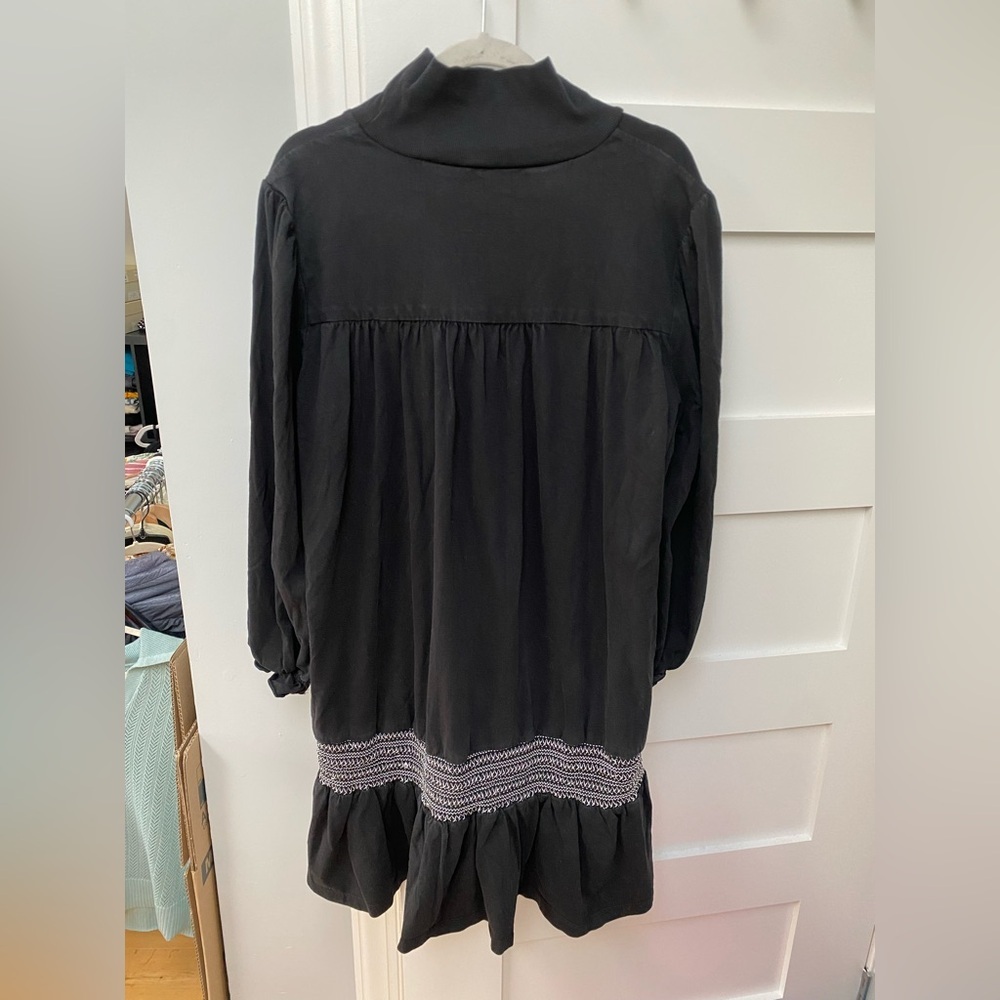 Batsheva Frankie long sleeve modern Victorian black dress​, plus size dress - Picture 6 of 9
